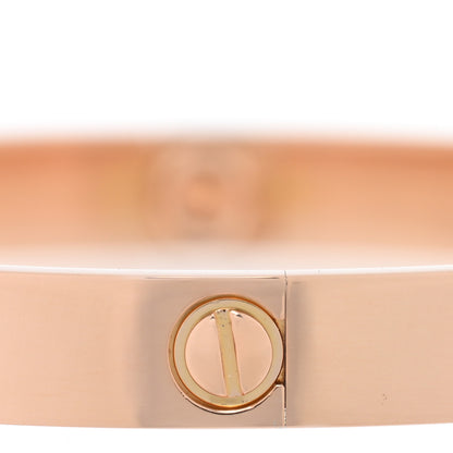 Cartier 18K Pink Gold LOVE Bracelet 17 5 of 7