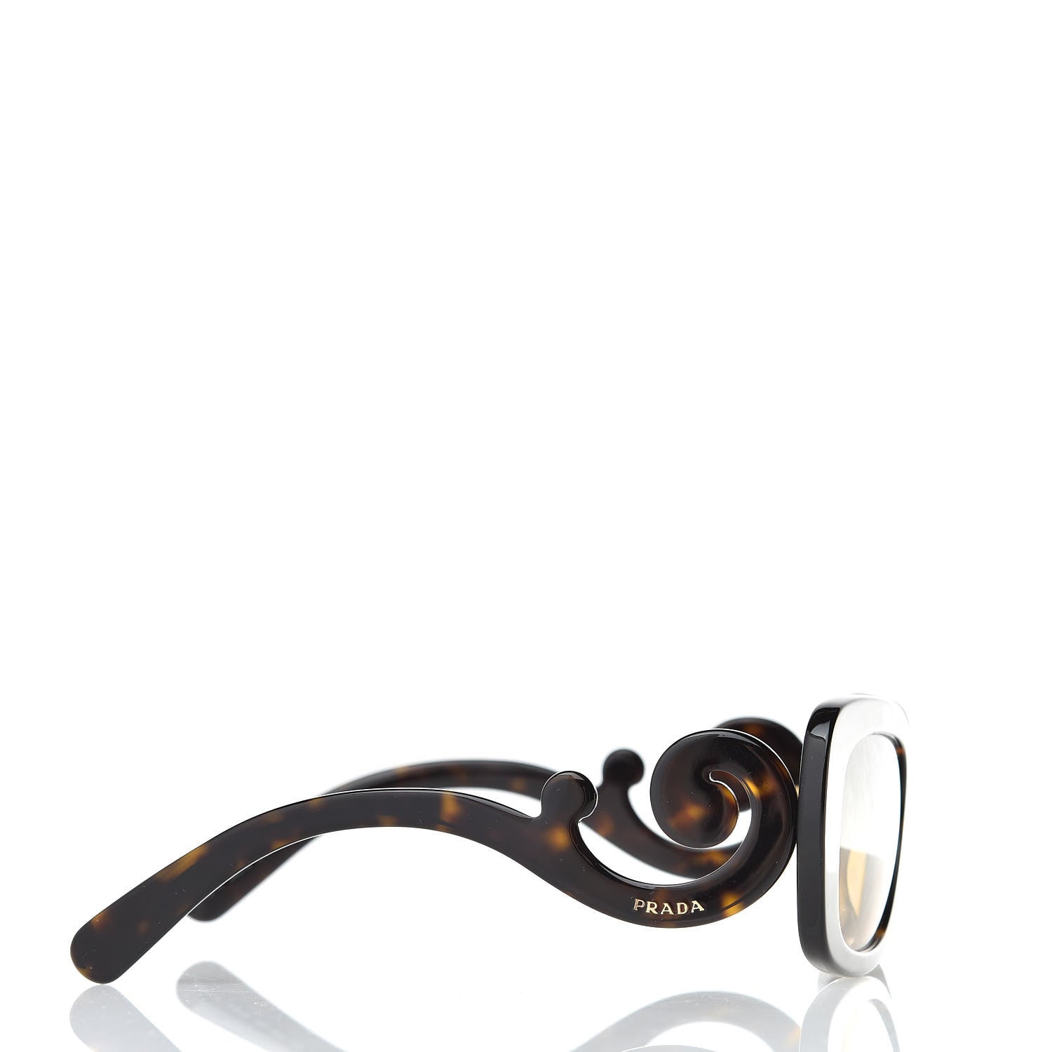 Prada Acetate Baroque Sunglasses SPR 27O Tortoise 3 of 9