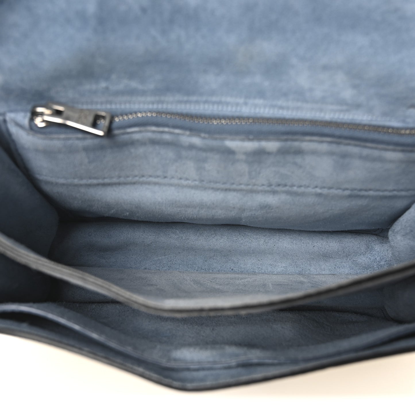 Glace Calfskin Large Soft Cahier Bag White