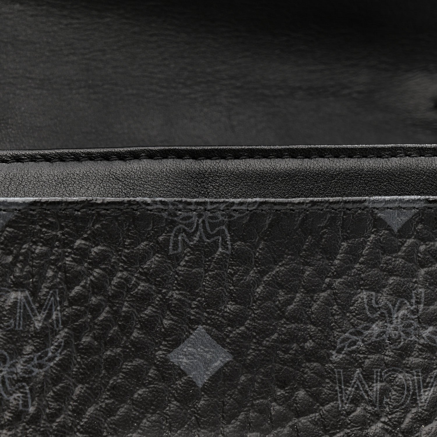 MCM Visetos Large Patricia Wallet On Chain Black 13 of 14