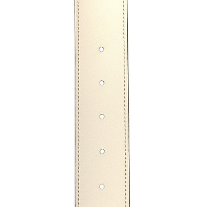 Gucci Calfskin Double G 40mm Belt 100 40 Mystic White 5 of 6
