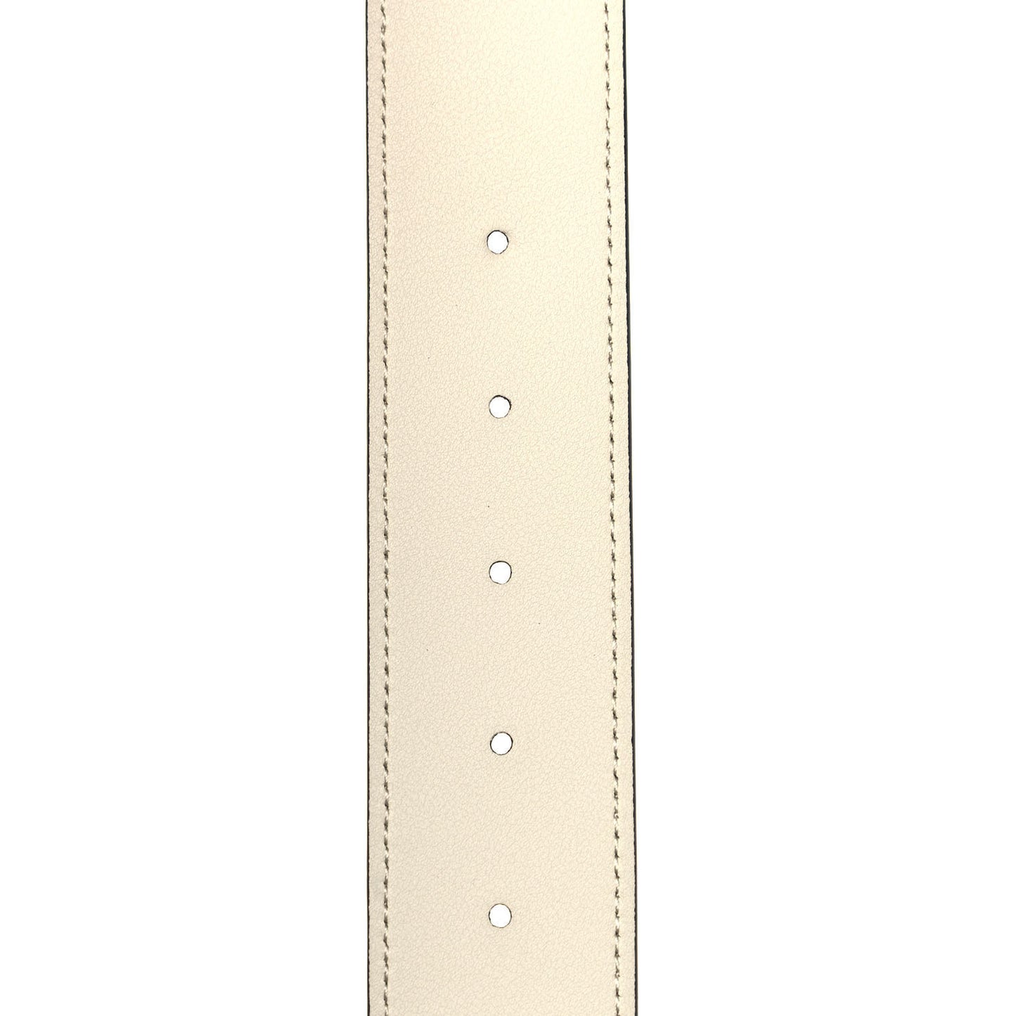 Calfskin Double G 40mm Belt 100 40 Mystic White