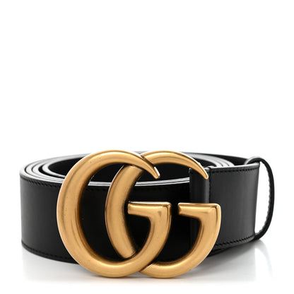 Gucci Calfskin Double G 40mm Belt 115 46 Black 1 of 5