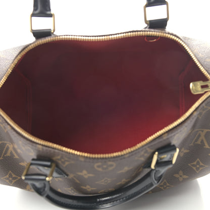 Louis Vuitton Monogram My World Tour Speedy Bandouliere 30 Black 4 of 5
