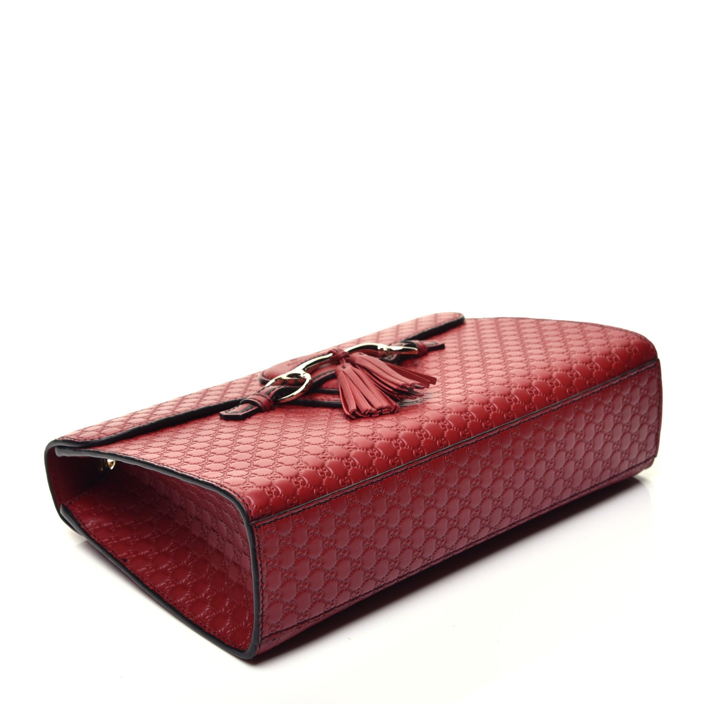 Microguccissima Medium Emily Chain Shoulder Bag Red