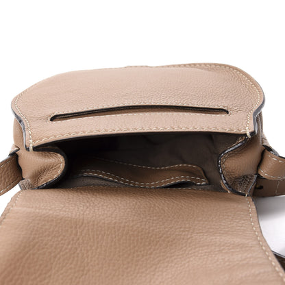 Chloe Calfskin Mini Marcie Round Crossbody Bag Nut 5 of 9