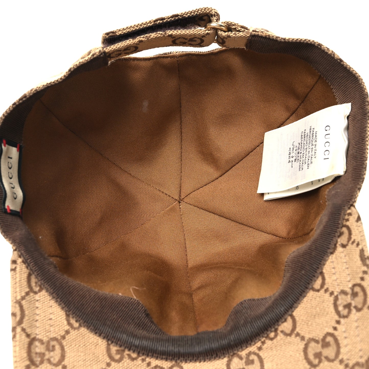 Monogram Textured Dollar Calfskin Zeno Baseball Hat M Beige