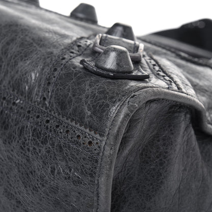 Balenciaga Agneau Giant Brogues Hardware City Anthracite 14 of 33