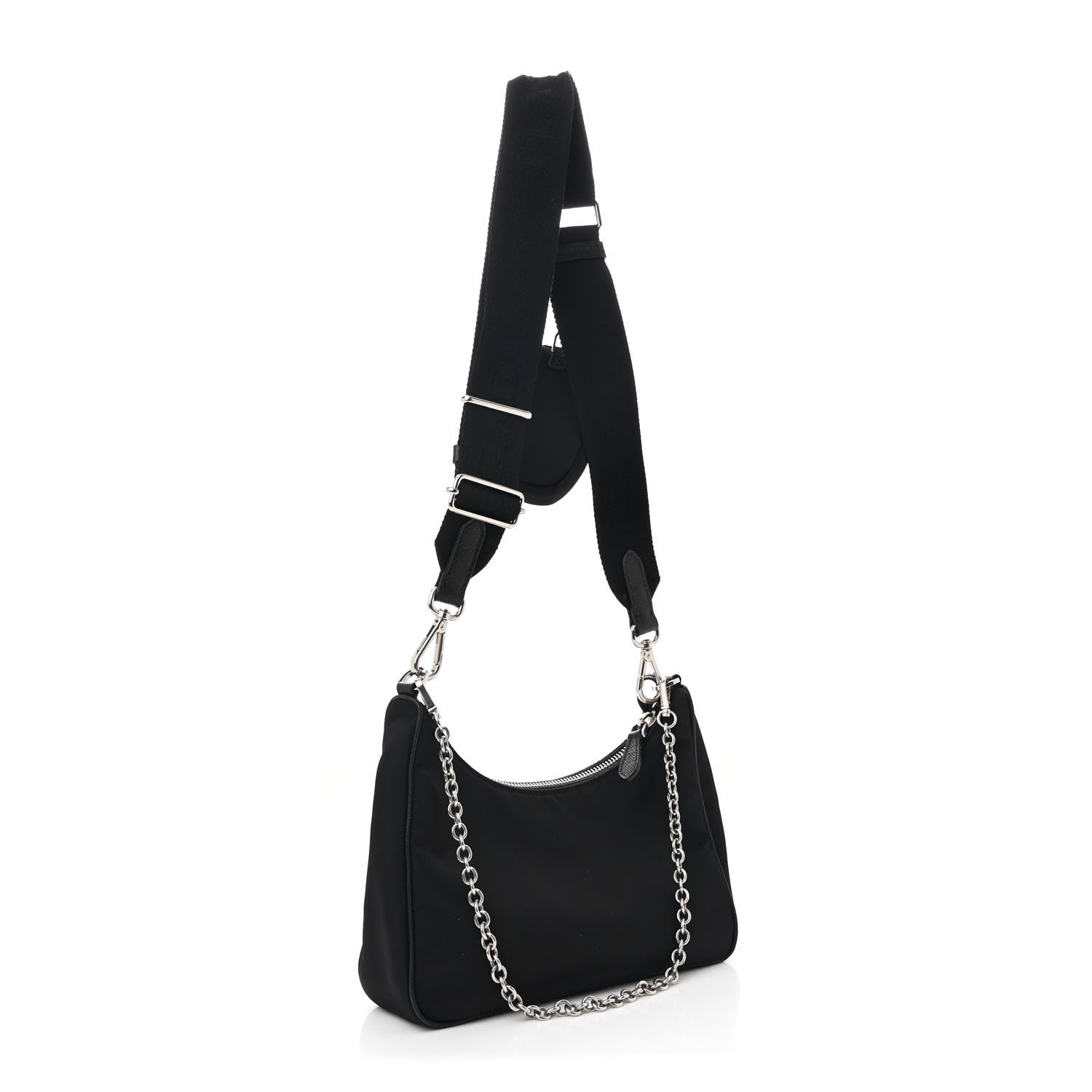 Prada Nylon Re-Edition 2005 Shoulder Bag Black 3 of 11