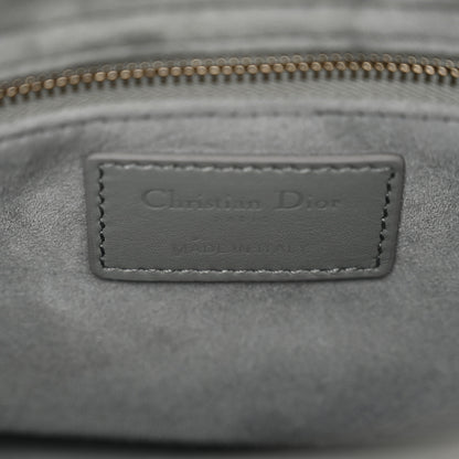 Christian Dior Ultra Matte Calfskin Cannage Small My ABCDior Lady Dior Grey 6 of 10