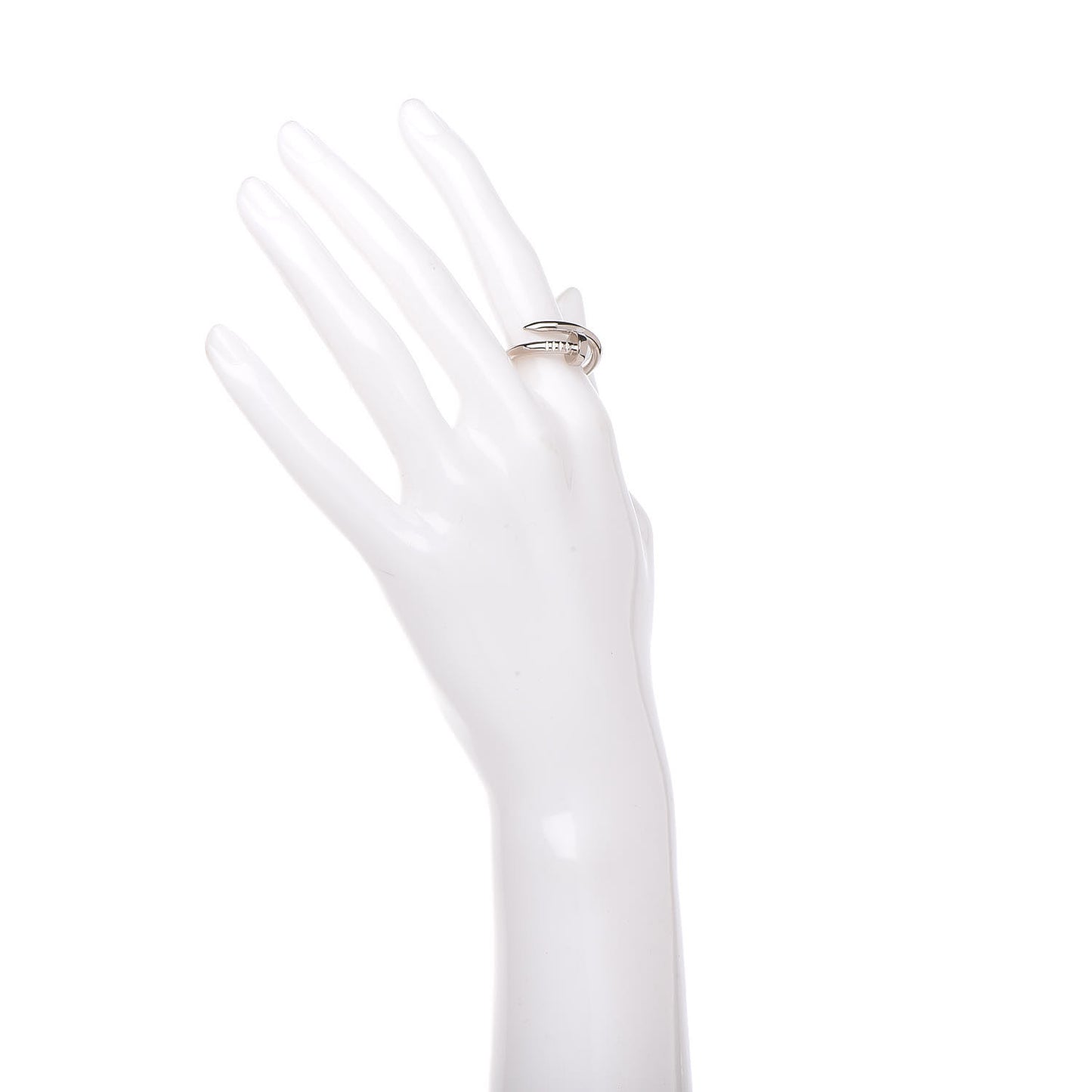 18K White Gold Juste Un Clou Ring 58 5 8.25