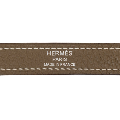 Hermes Togo Kelly Retourne 28 Etoupe 7 of 13