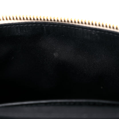 Saint Laurent Grain de Poudre Quilted 80's Vanity Bag Crema Soft 12 of 14