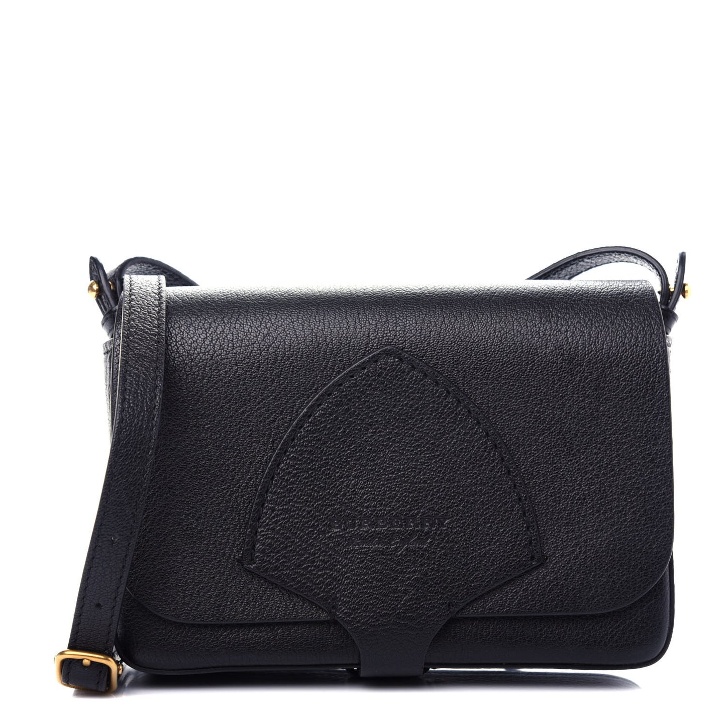 Goatskin Hampshire Crossbody Black