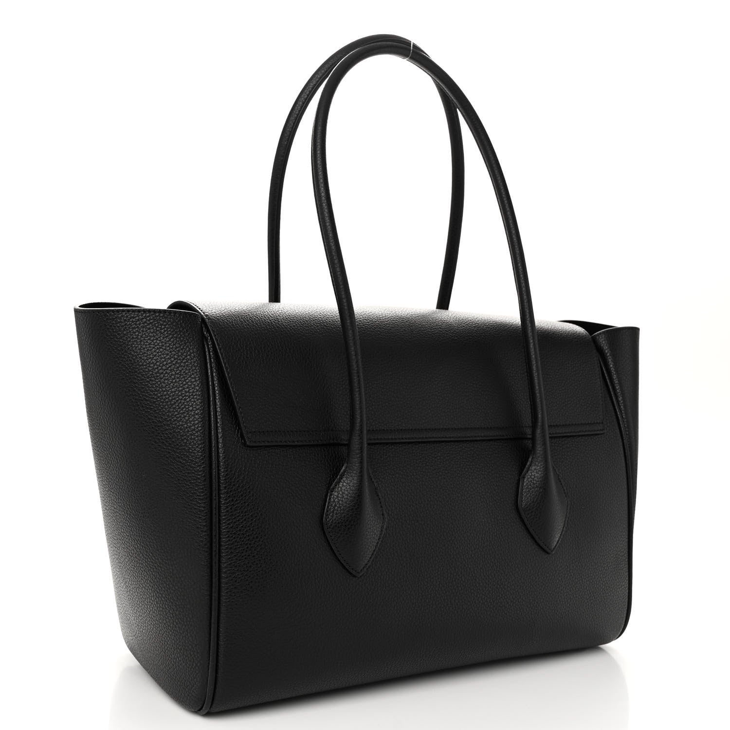 Salvatore Ferragamo Grainy Calfskin Tote Black 3 of 9