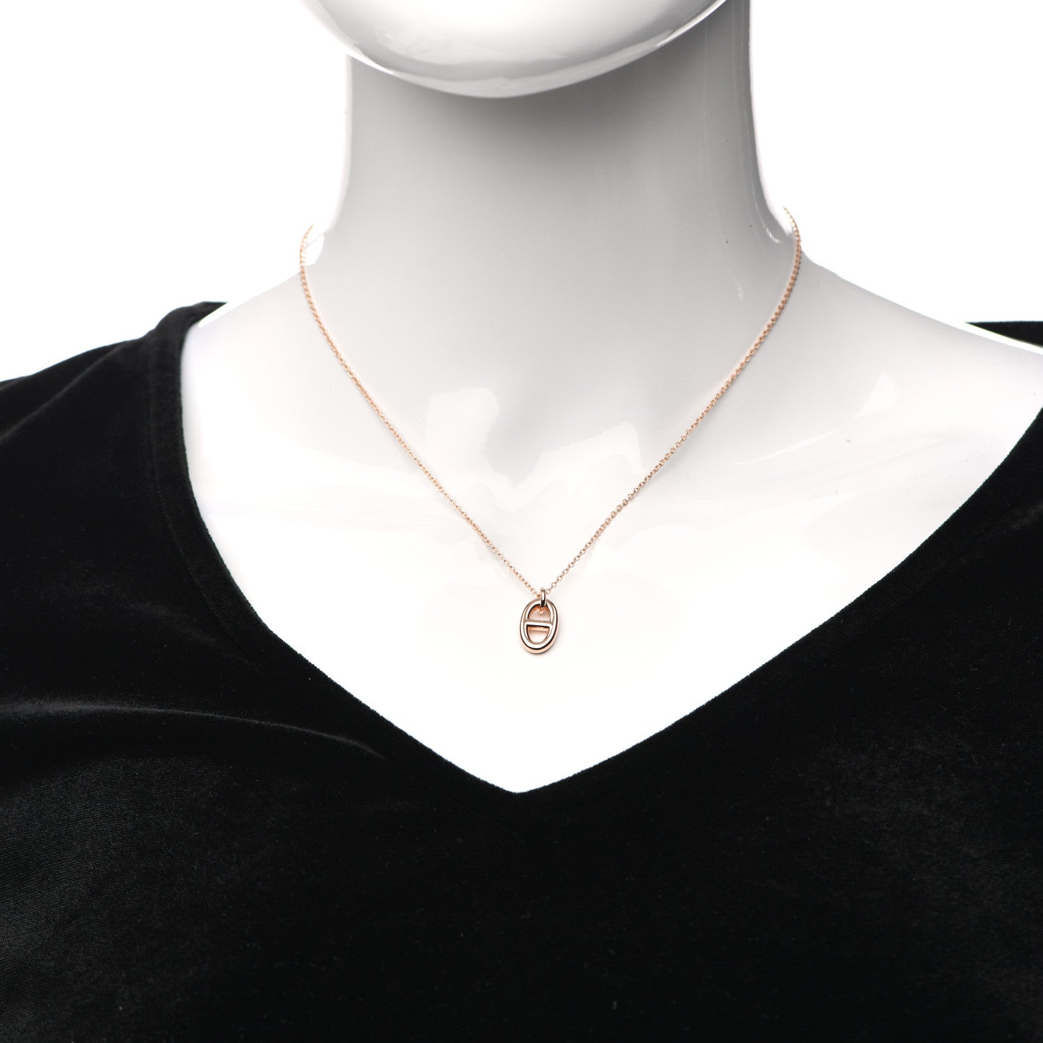Hermes 18K Rose Gold PM Farandole Pendant Necklace 2 of 4