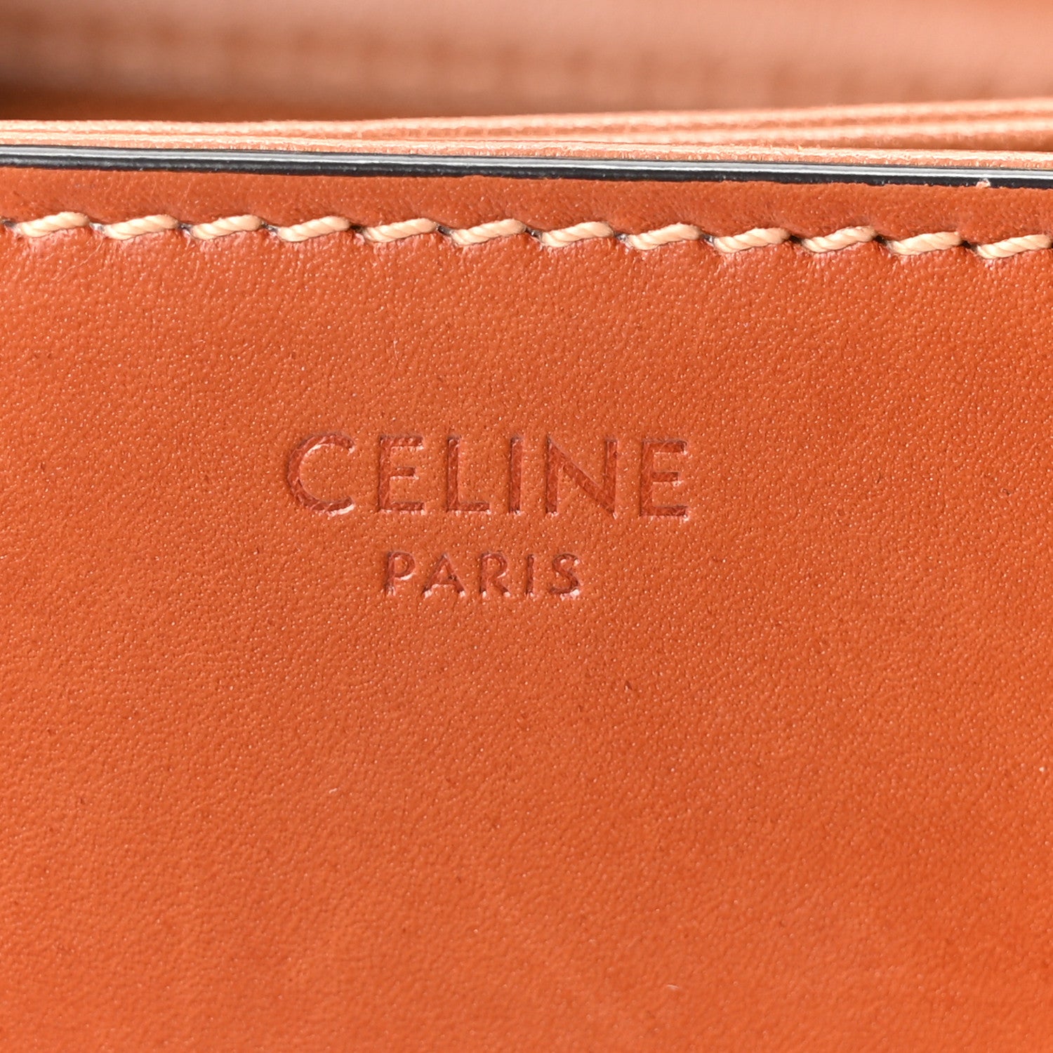 Celine Natural Calfskin Medium Triomphe Tan 6 of 11