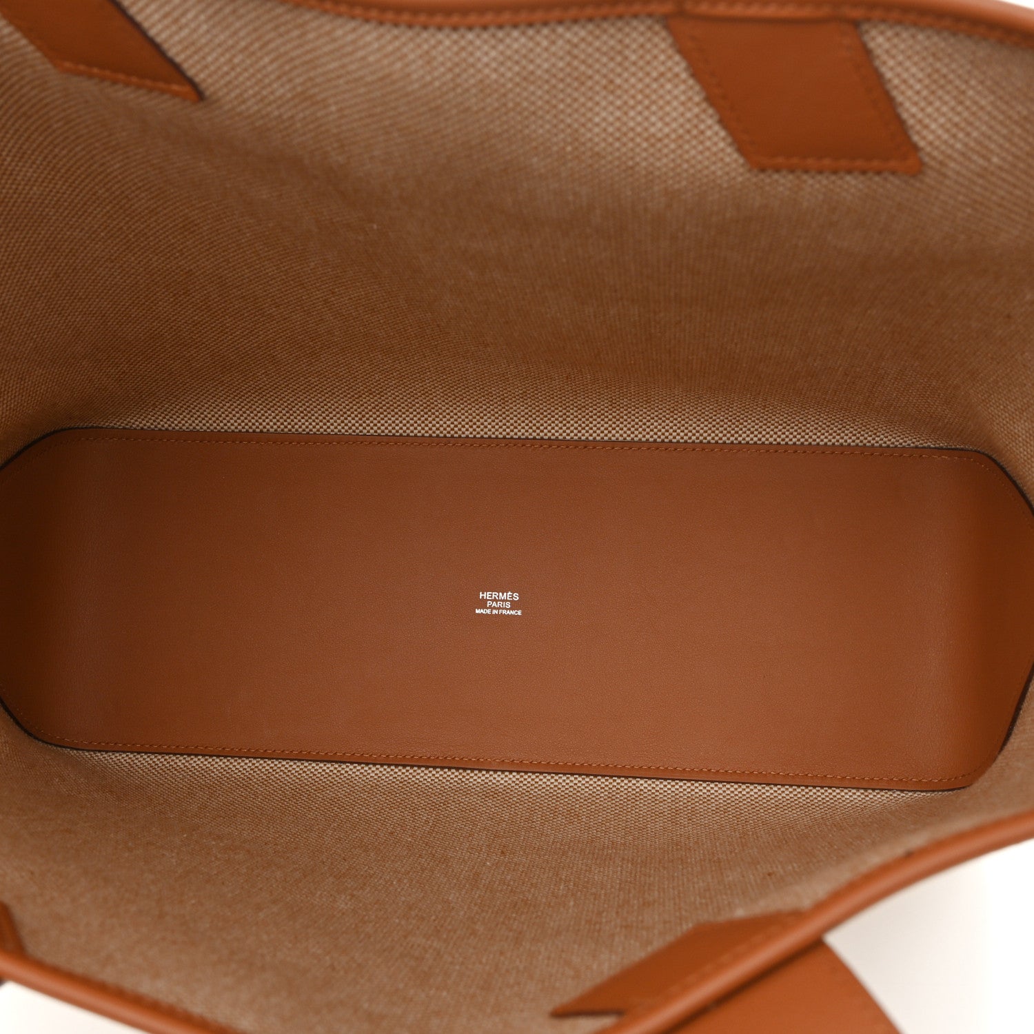 Hermes Swift H Canvas Cabas H En Biais 40 Ecru Naturel Gold 5 of 10