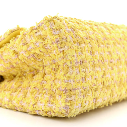 Chanel Tweed Quilted 2.55 Reissue Mini Flap Yellow 9 of 11