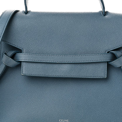 Celine Grained Calfskin Micro Belt Bag Washed Blue 8 of 10