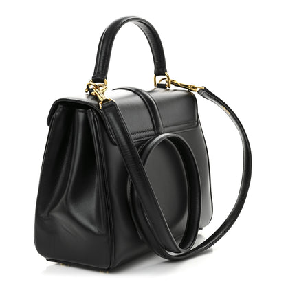 Celine Satinated Calfskin Small 16 Top Handle Bag Black 3 of 12