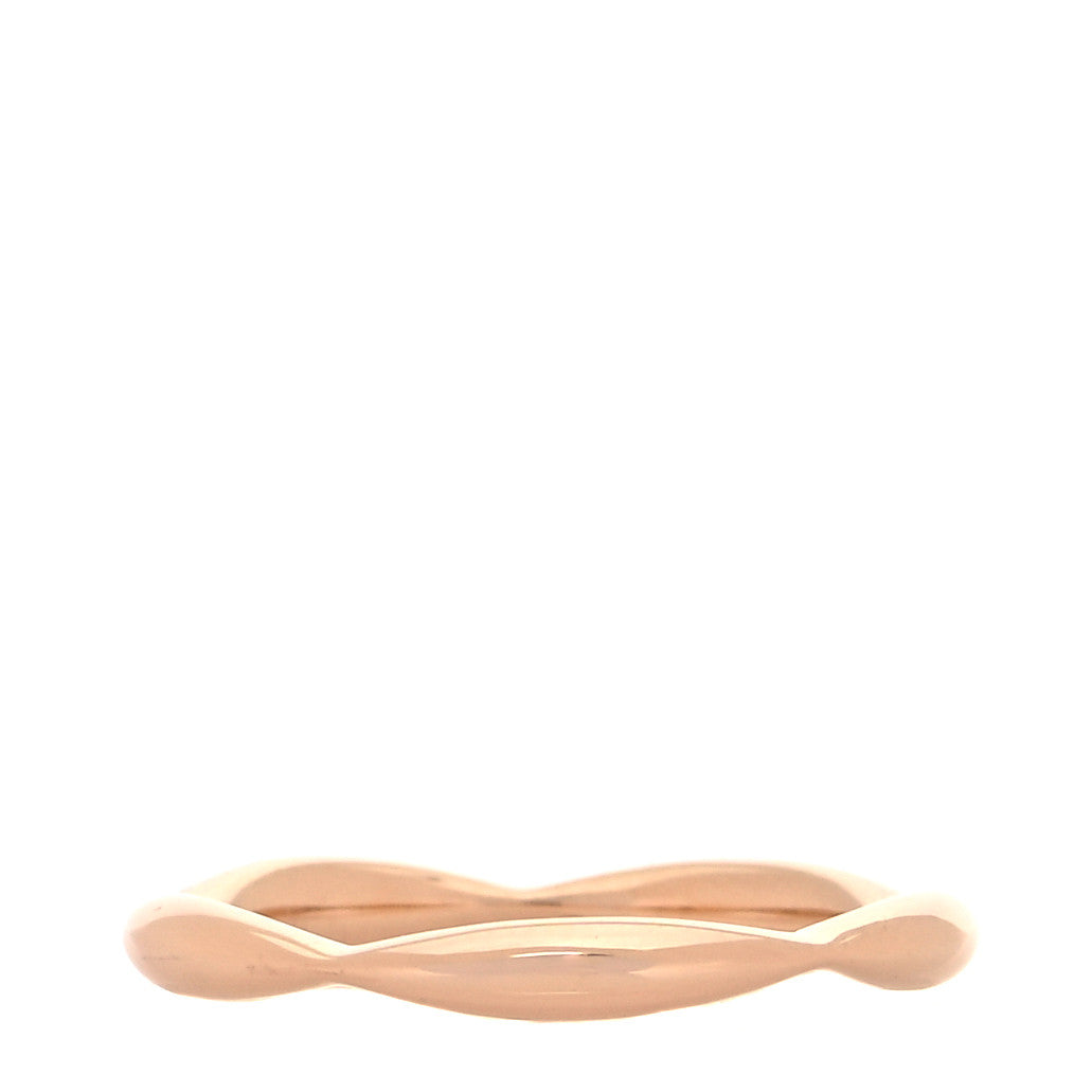 Chanel 18K Rose Gold Diamond Camellia Band Ring 49 4.75 5 of 8