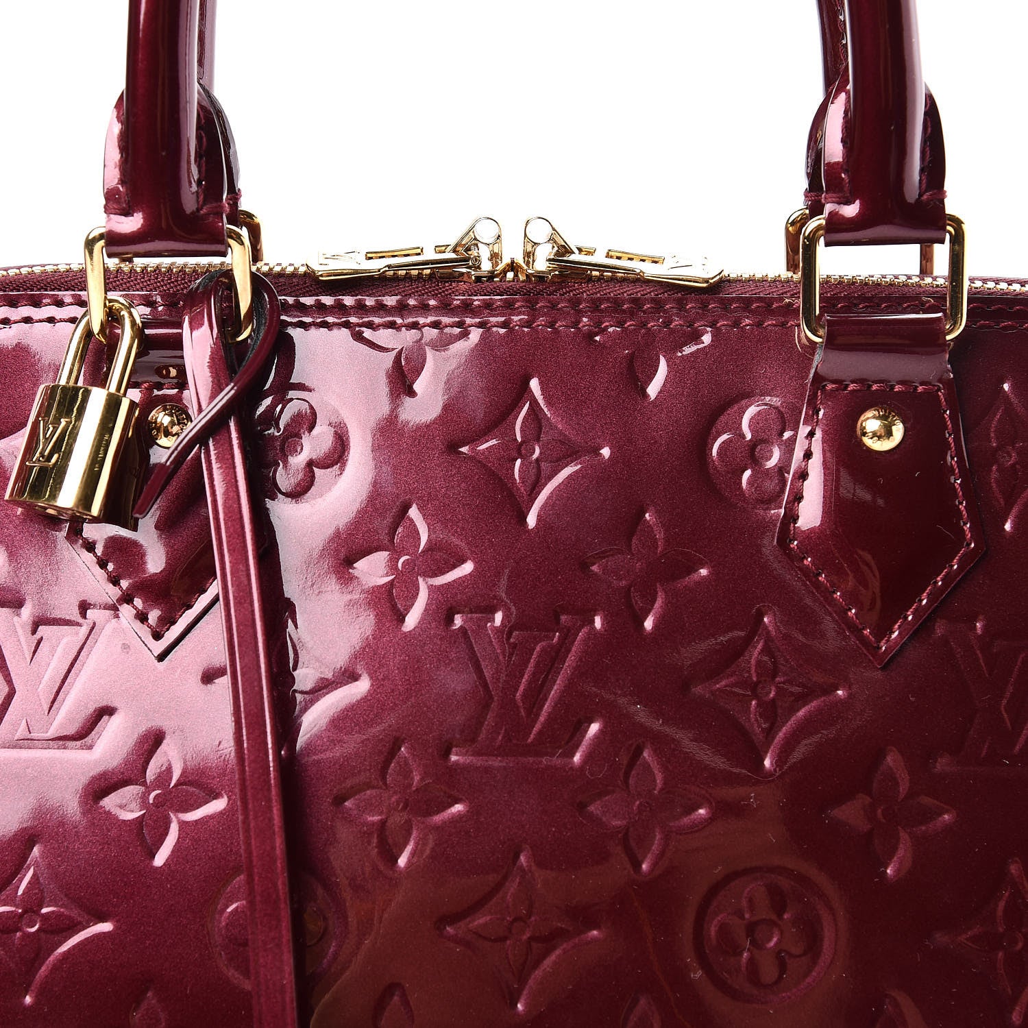 Louis Vuitton Vernis Alma GM Rouge Fauviste 12 of 12