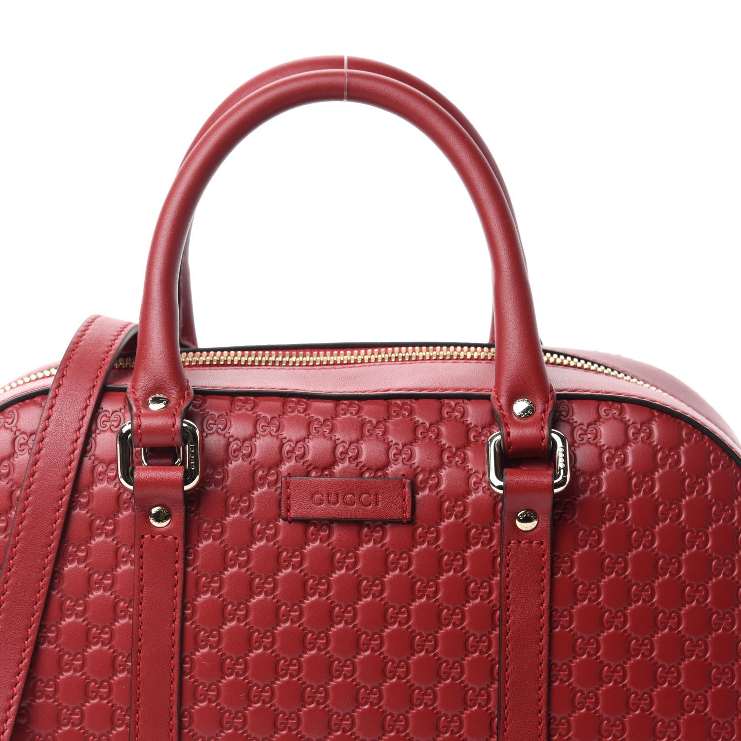 Gucci Soft Microguccissima Medium Crossbody Bag Rosso 10 of 10