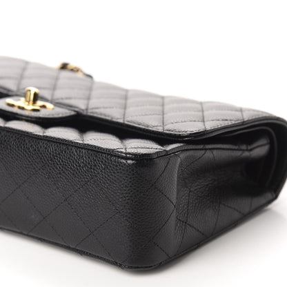 Chanel Caviar Quilted Medium Double Flap Black 7 of 11