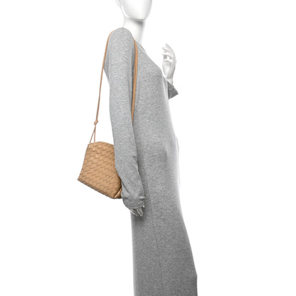 Bottega Veneta Nappa Intrecciato Small Loop Camera Bag Almond 2 of 9