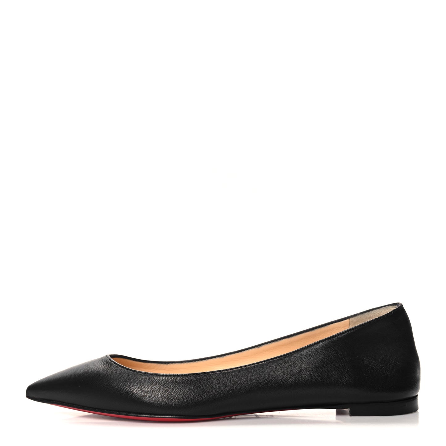 Shiny Nappa Ballalla Flats 35 Black