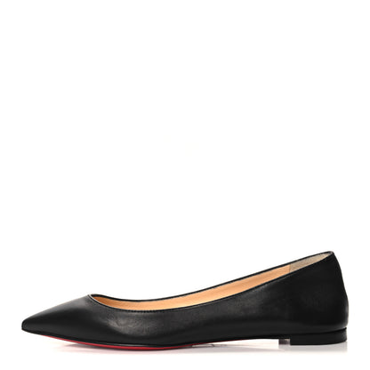 Christian Louboutin Shiny Nappa Ballalla Flats 35 Black 1 of 7