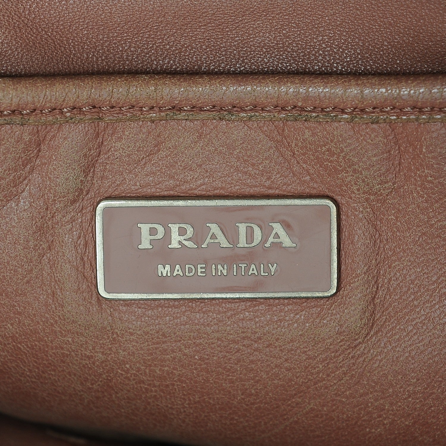 Prada Nappa Drawstring Tote Black 7 of 7