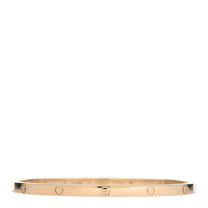 Cartier 18K Yellow Gold Small LOVE Bracelet 18 1 of 5