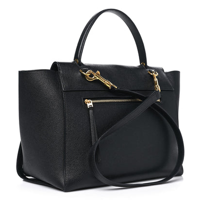 Celine Grained Calfskin Mini Belt Bag Black 3 of 9