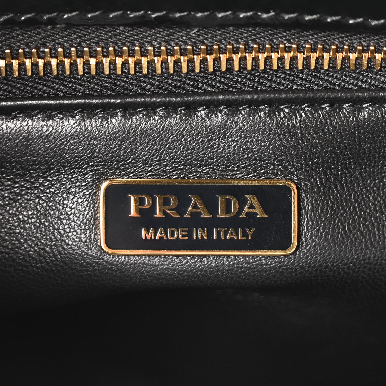 Prada Satin Feathered Vernice Mini Galleria Double Zip Tote Black Prugna 6 of 10