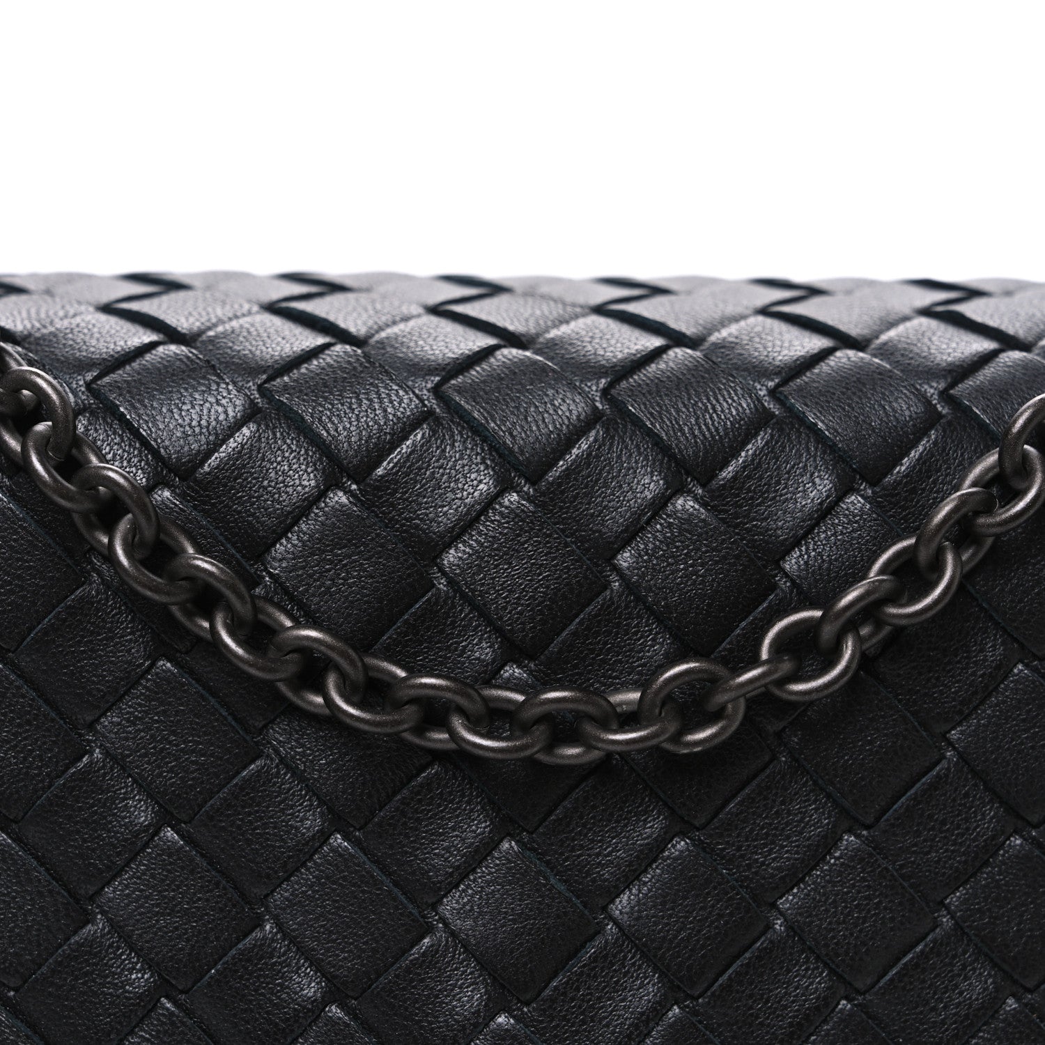 Bottega Veneta Nappa Intrecciato Baby Olimpia Shoulder Bag Black 9 of 12