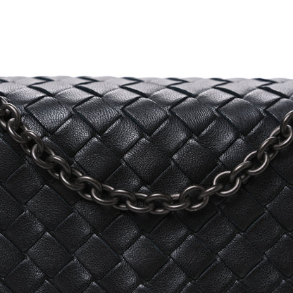 Bottega Veneta Nappa Intrecciato Baby Olimpia Shoulder Bag Black 9 of 12