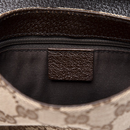 Gucci Monogram Waist Pouch Bag Dark Brown 7 of 9