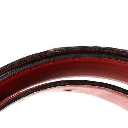 Hermes Swift Epsom 32mm H Belt 90 36 Vermillon Rose Jaipur 6 of 8