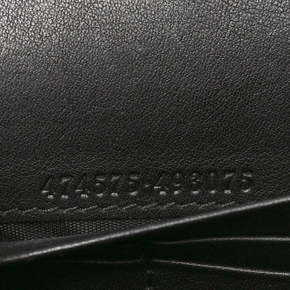 Gucci Velvet Matelasse GG Marmont Chain Wallet Black 7 of 10