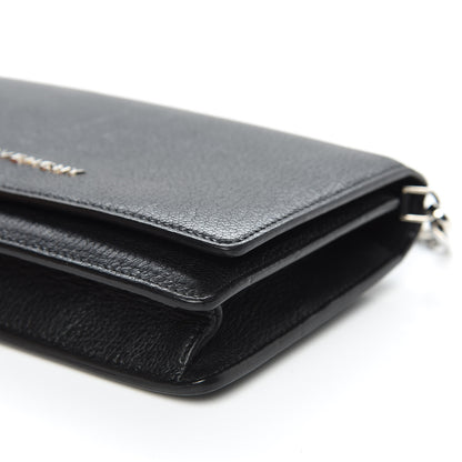 Givenchy Sugar Goatskin Pandora Chain Wallet Black 8 of 14