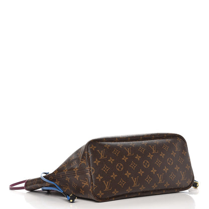 Louis Vuitton Monogram Totem Neverfull MM Magenta 5 of 8