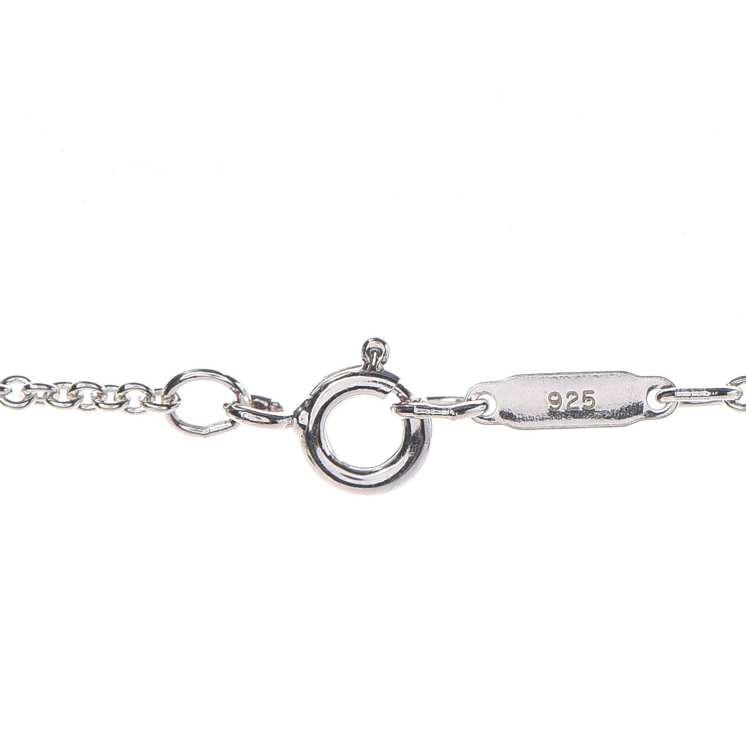 Tiffany Sterling Silver 1837 Interlocking Circles Pendant Necklace 5 of 7