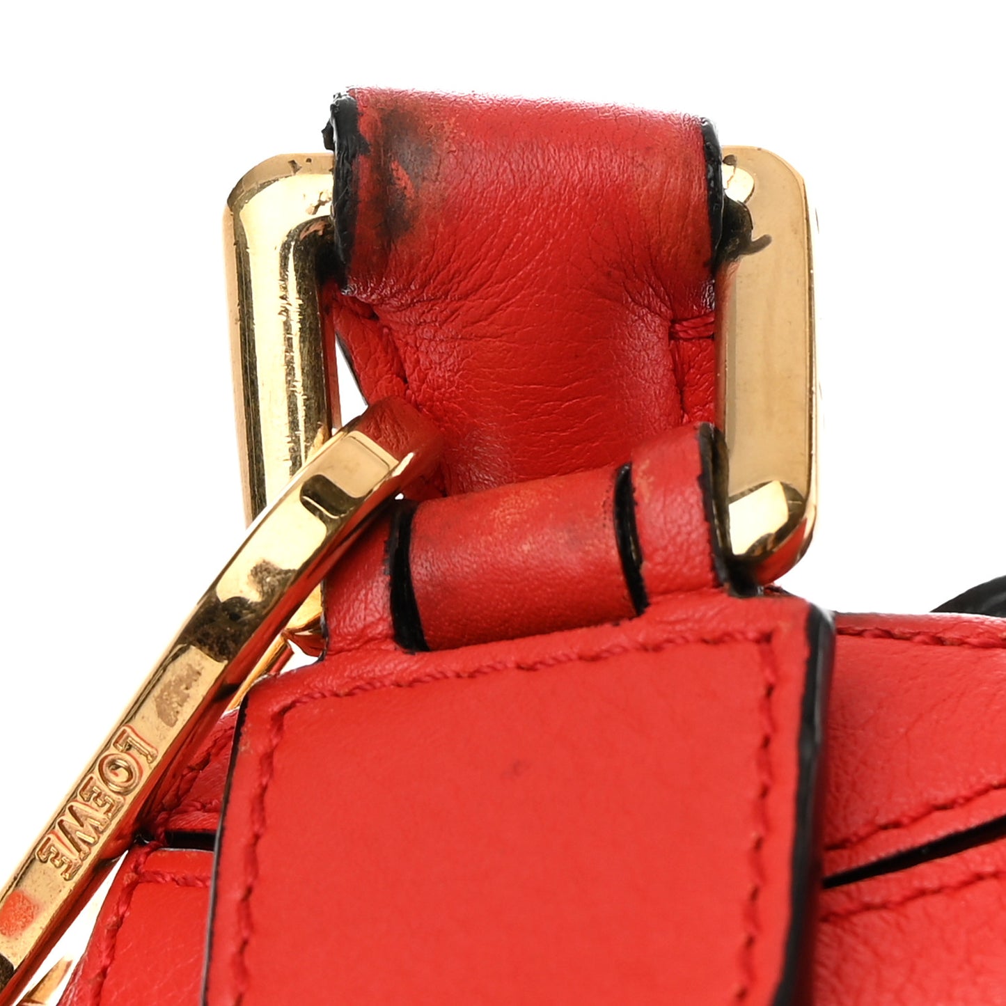 Calfskin Small Puzzle Bag Scarlet