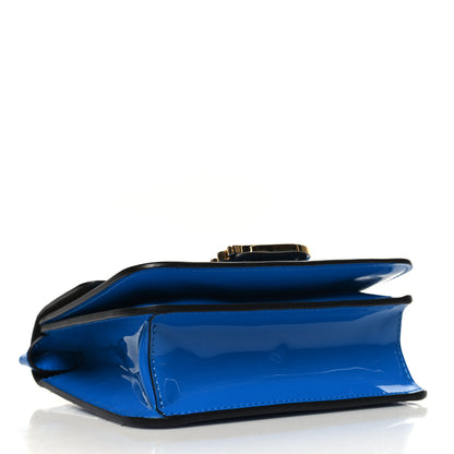 Fendi Vitello Vernice Mou Karligraphy Crossbody Bag Bluette 4 of 11