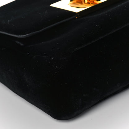 Tom Ford Velvet Natalia Medium Shoulder Bag Black 10 of 11