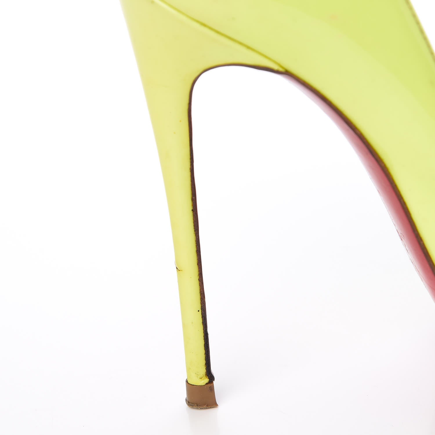 Christian Louboutin Patent So Kate 120 Pumps 38 Neon Yellow 24 of 27