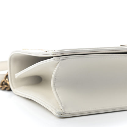 Christian Dior Lambskin Studded Medium Diorama Flap Bag Latte 8 of 10