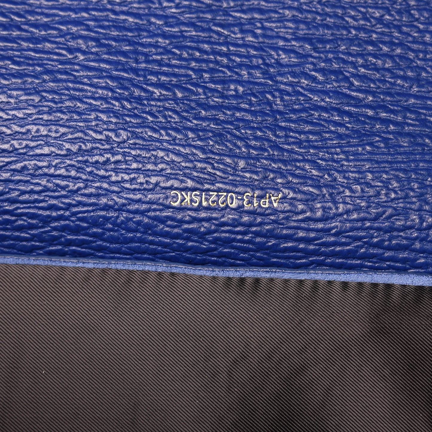 3.1 Textured Calfskin Large Pashli Satchel Cobalt